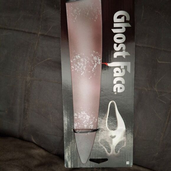 SCREAM GHOST FACE MOVIE CHEF BUTCHER KNIFE HORROR COSTUME PROP ACCESSORY NEW - Picture 3 of 4